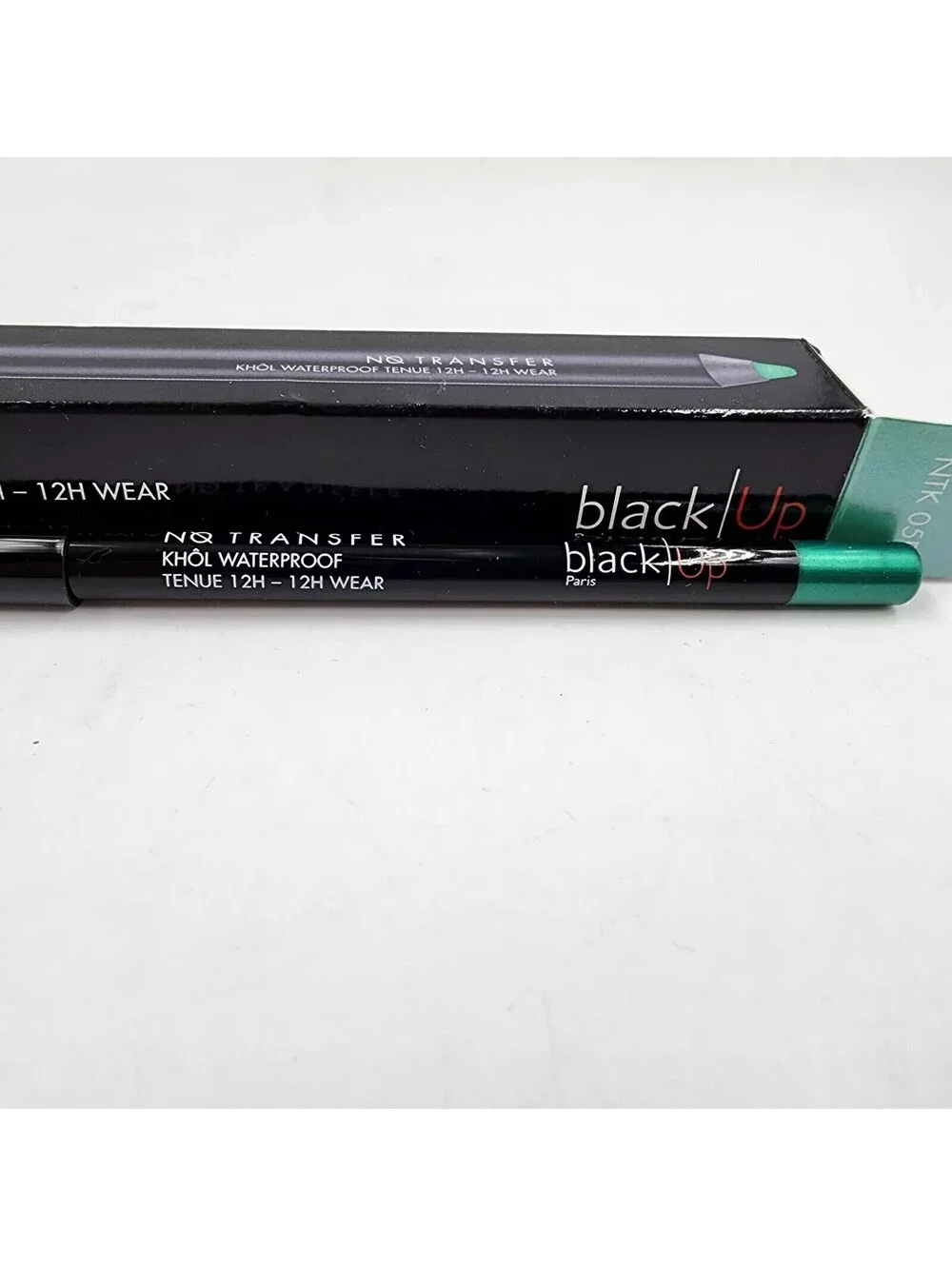 Black Up No Transfer 12h Waterproof Kohl Non-Smudging Pencil   - NTK 05P - GREEN